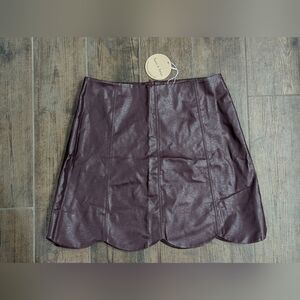 New Aaron & Amber Skirt Dark Plum/Burgundy